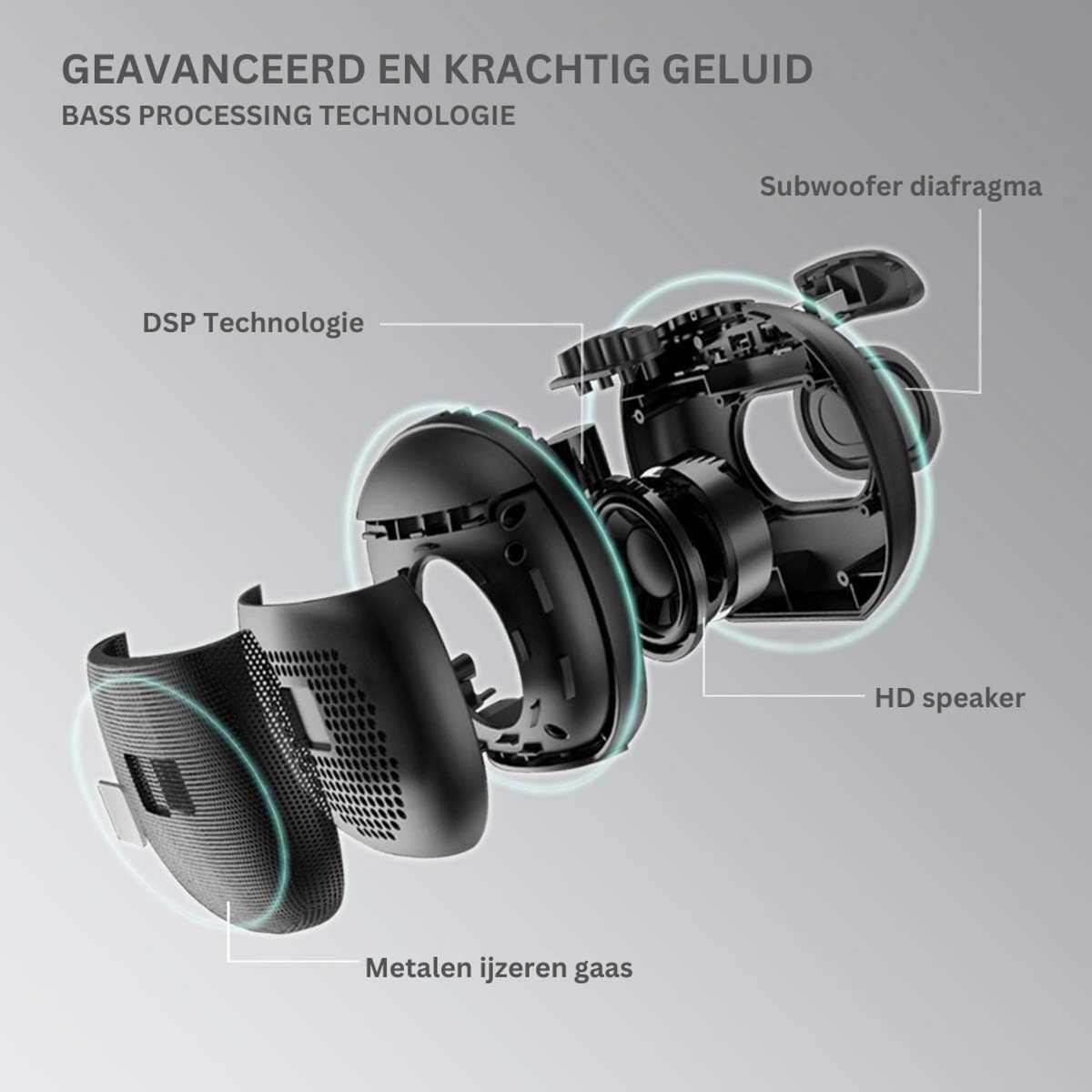 ApexArte Douche Speaker Bluetooth Waterdicht