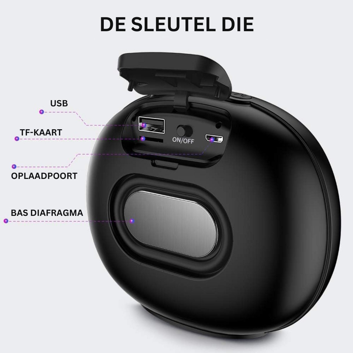 ApexArte Douche Speaker Bluetooth Waterdicht
