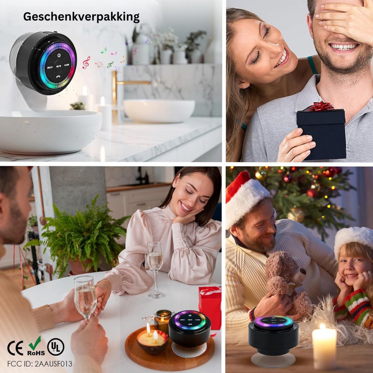 ApexArte Douche Speaker Bluetooth Waterdicht