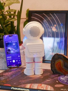 Astronaut Bluetooth speaker en sfeer lamp