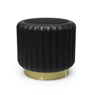 Atelier Pierre Dentelles speaker D13.5cm H12.5cm zwart/goud