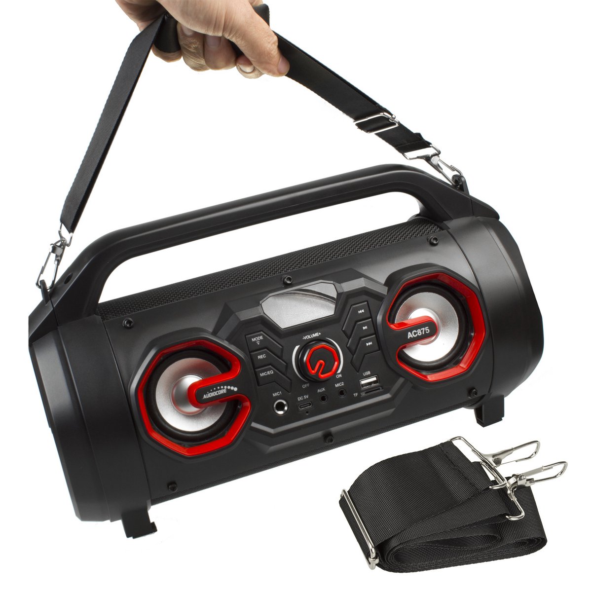 Audiocore AC875 Bazooka Bluetooth Boombox 30W