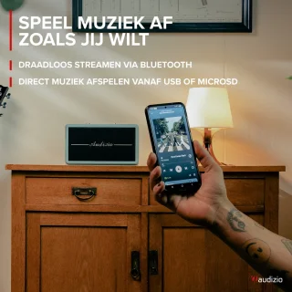 Audizio Tune60 Bluetooth speaker blauw
