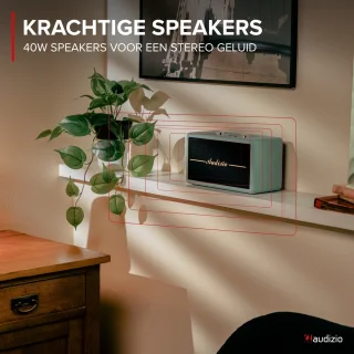 Audizio Tune60 Bluetooth speaker blauw