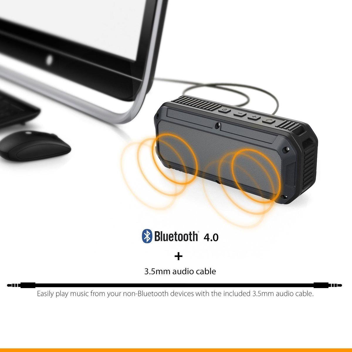 Wat vinden we goed aan de AUKEY Bluetooth-draadloze buitenluidspreker