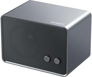Compacte bureau-speaker met stijl en praktische functies