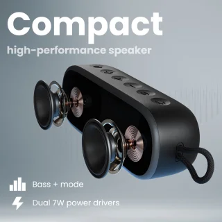 Auronic Bluetooth Speaker Zwart