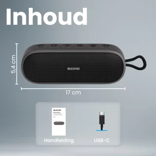 Auronic Bluetooth Speaker Zwart
