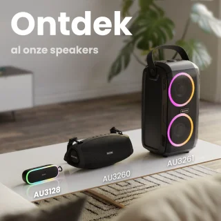 Auronic Bluetooth Speaker Zwart