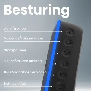 Auronic Bluetooth Speaker Zwart