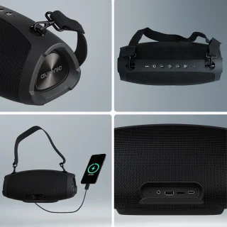Auronic Boombox Bluetooth Speaker Zwart