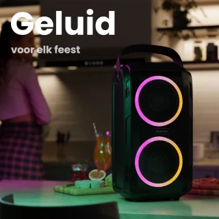 Auronic Partybox Bluetooth Speaker Zwart