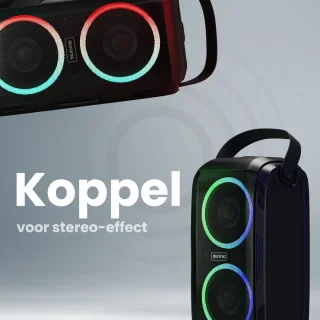 Auronic Partybox Bluetooth Speaker Zwart