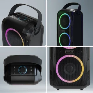 Auronic Partybox Bluetooth Speaker Zwart
