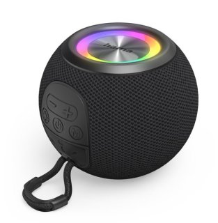 Compacte balvormige bluetoothspeaker met lichtshow