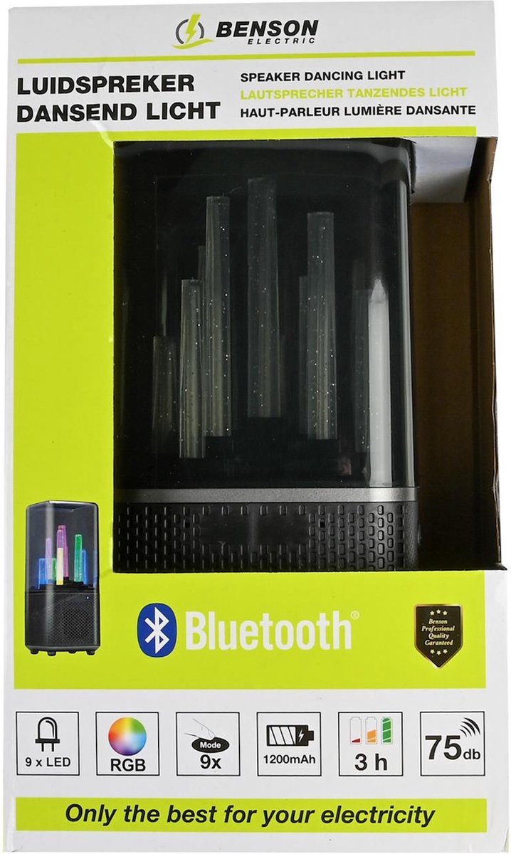 Benson Bluetooth Luidspreker Zwart