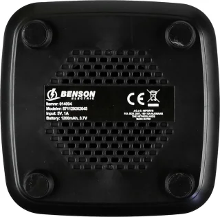 Benson Bluetooth Luidspreker Zwart