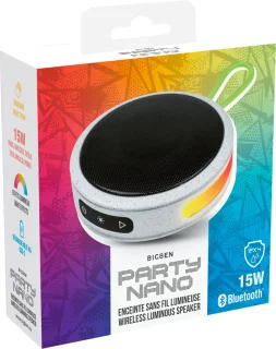 Bigben Bluetooth Nano Party Speaker Wit/Groen