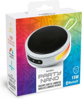 Bigben Bluetooth Nano Party Speaker Wit/Groen