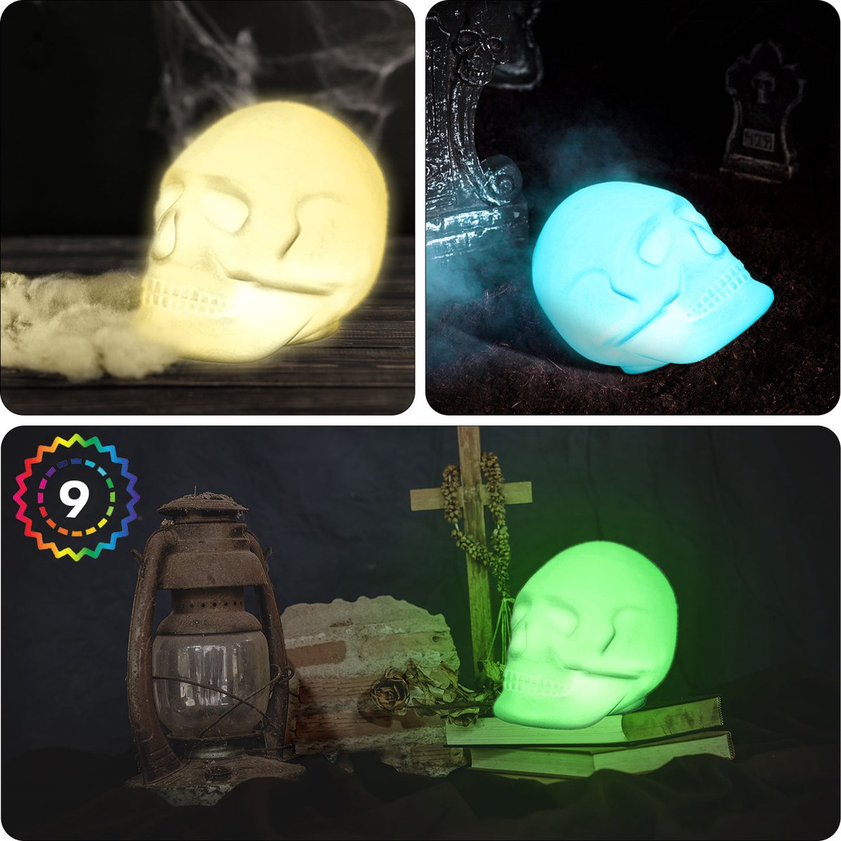 Bigben Lumin’us Bluetooth Speaker Kinderlamp Schedel