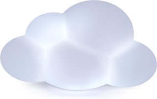 Bigben Lumin’us draadloze Bluetooth speaker kinderlamp Wolk