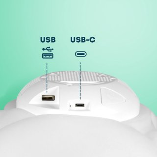 Bigben Lumin’us draadloze Bluetooth speaker kinderlamp Wolk