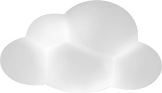 Bigben Lumin’us draadloze Bluetooth speaker kinderlamp Wolk