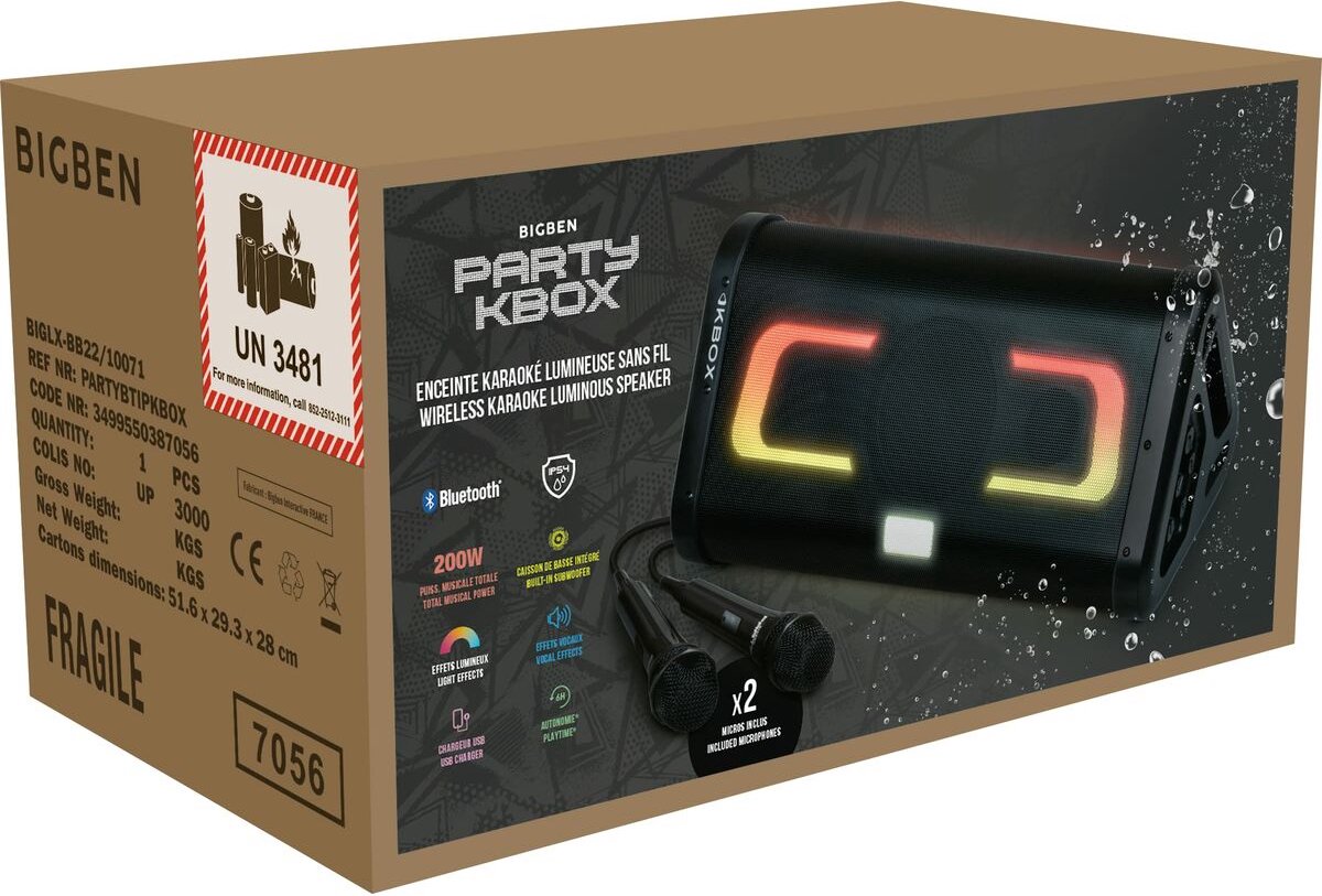 Bigben Party KBOX Draagbare Bluetooth Speaker