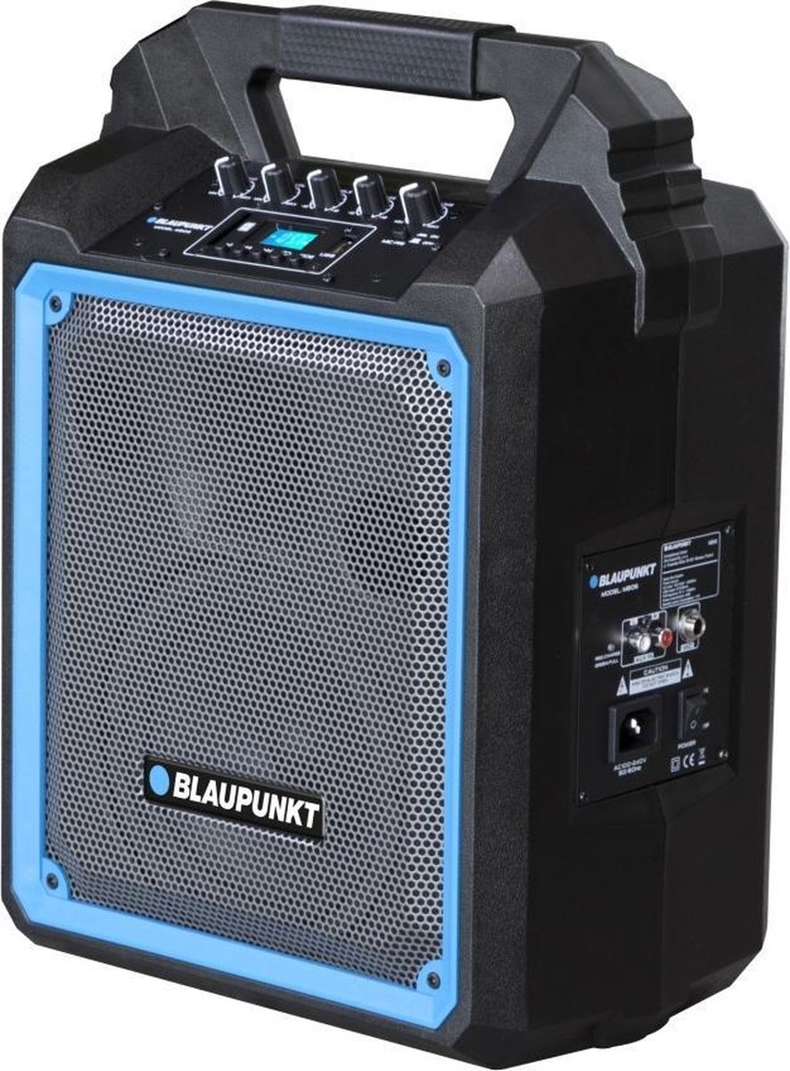 Blaupunkt MB06 draagbare Bluetooth luidspreker zwart/blauw