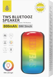 Bluetooth Draadloze Speaker 5W 3-inch RGB Verlichting