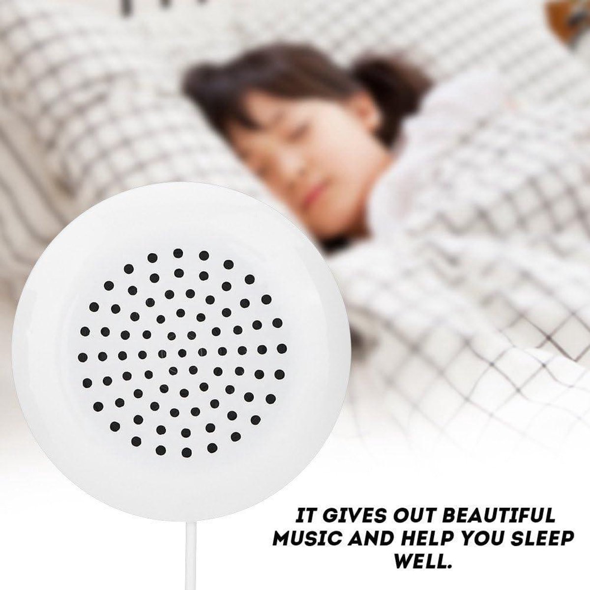 Bluetooth Mini Kussen Speaker Wit 3.5mm