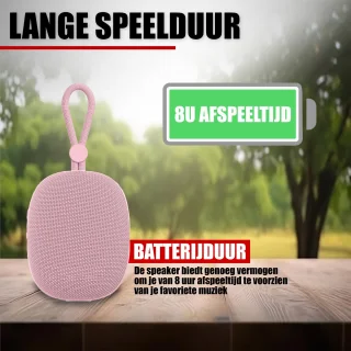 Bluetooth Mini Speaker Roze Goud IPX5