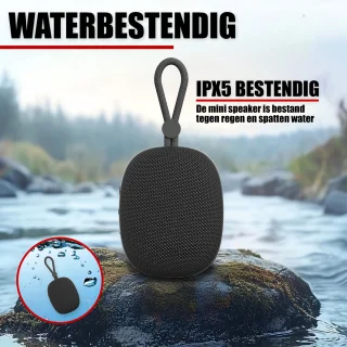 Bluetooth Mini Speaker Zwart IPX5