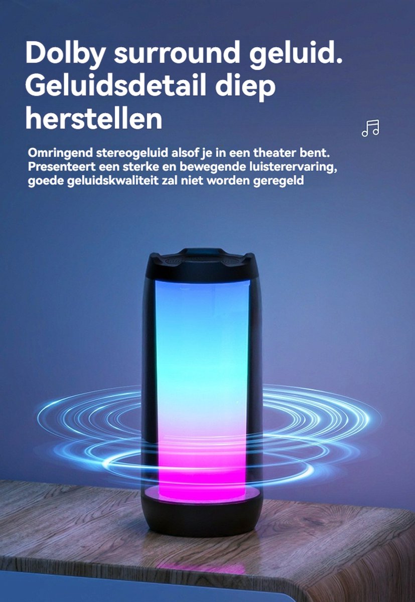 Bluetooth Party Speaker 360° Light Effects TWS Stereo Bluetooth 5.3