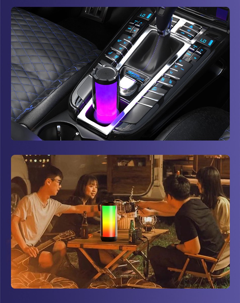 Bluetooth Party Speaker 360° Light Effects TWS Stereo Bluetooth 5.3