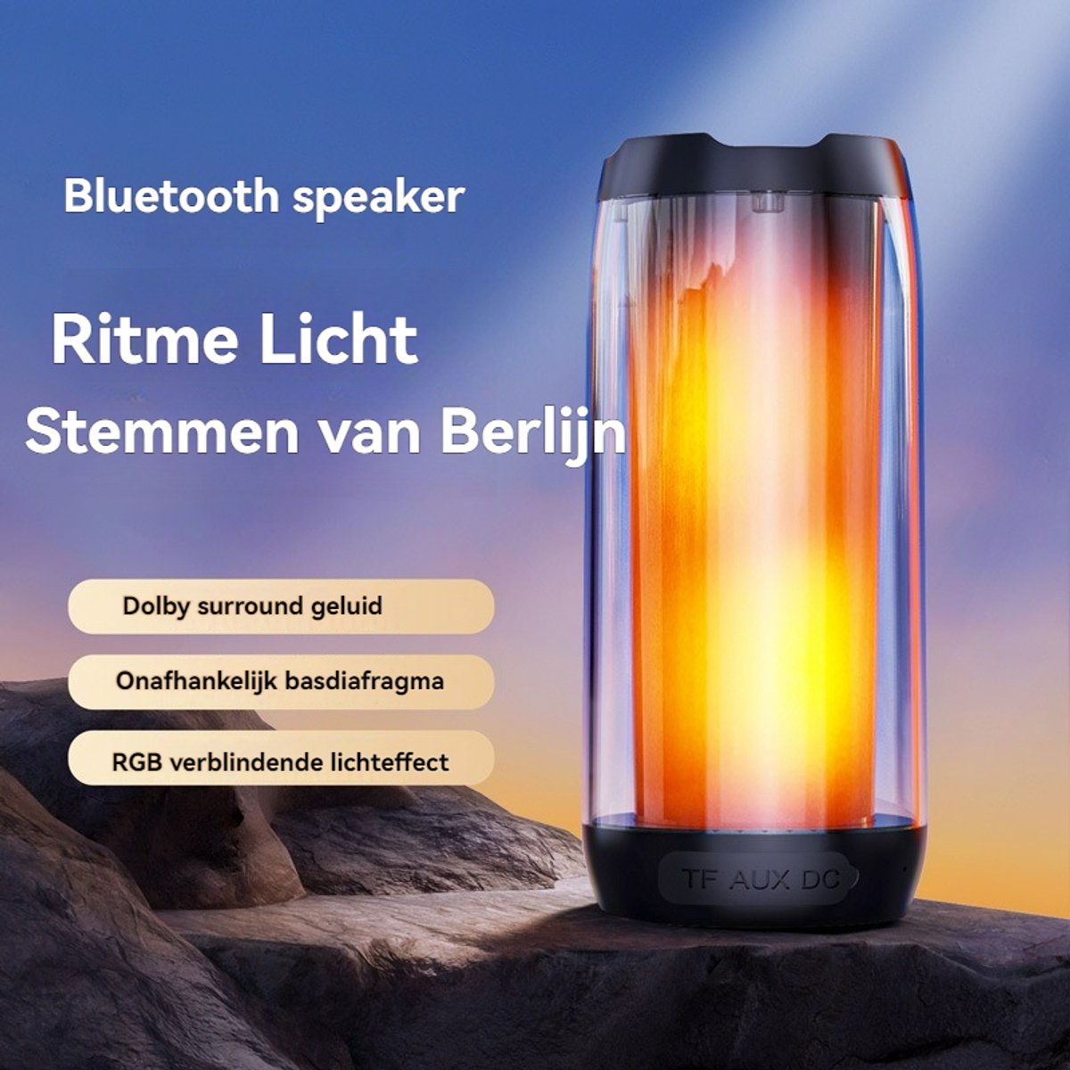 Bluetooth Party Speaker 360° Light Effects TWS Stereo Bluetooth 5.3