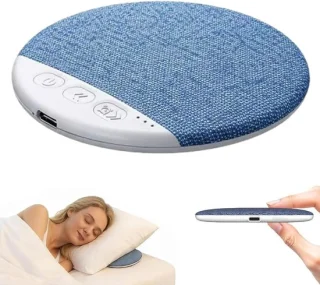 Bluetooth slaapkussenluidspreker met botgeleiding, blauw