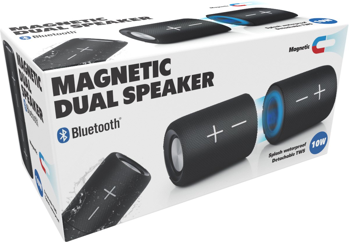 Bluetooth Speaker 10W Magnetisch Draadloos Party Geluid Spatwaterdicht