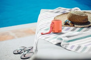 Bluetooth-speaker Coral Pink