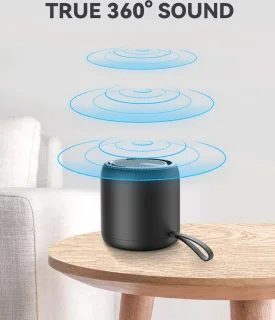 Bluetooth speaker draadloos draagbaar zwart