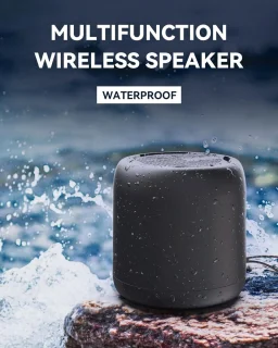Bluetooth speaker draadloos draagbaar zwart