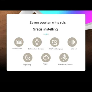 Bluetooth Speaker Draadloos Oplaadbaar RGB Licht Wekker 3000mAh TWS