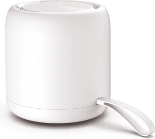 Bluetooth Speaker Draagbaar Wit Met Mini Subwoofer