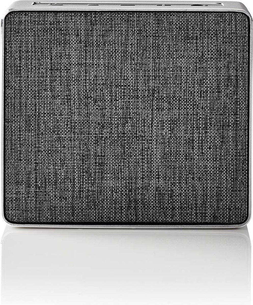 De Bluetooth Speaker Grijs 15W Stereo Handheld in één oogopslag