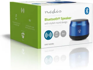 Bluetooth Speaker Maximale Batterijduur 4 uur Blauw
