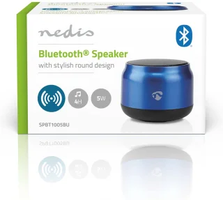 Bluetooth Speaker Maximale Batterijduur 4 uur Blauw