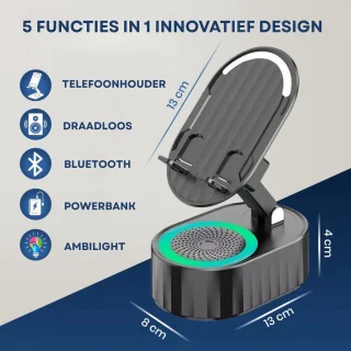 Bluetooth Speaker Mini Party Zwart