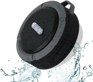 BP Douche Speaker Bluetooth Zwart Met Zuignap