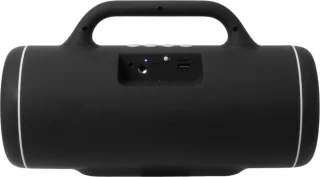 BRAINZ LED Boombox Bluetooth Speaker Zwart