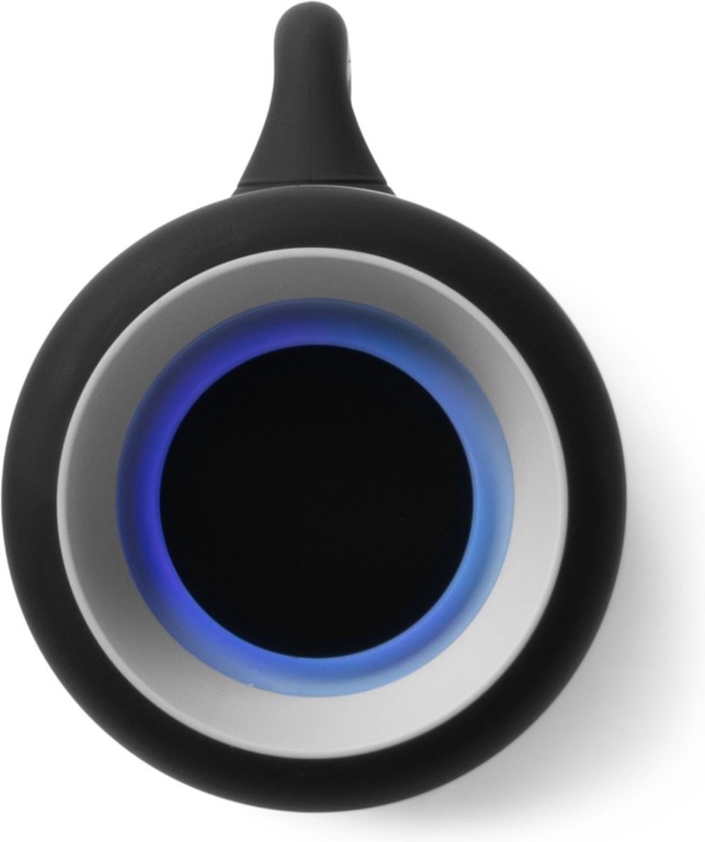 BRAINZ LED Boombox Bluetooth Speaker Zwart
